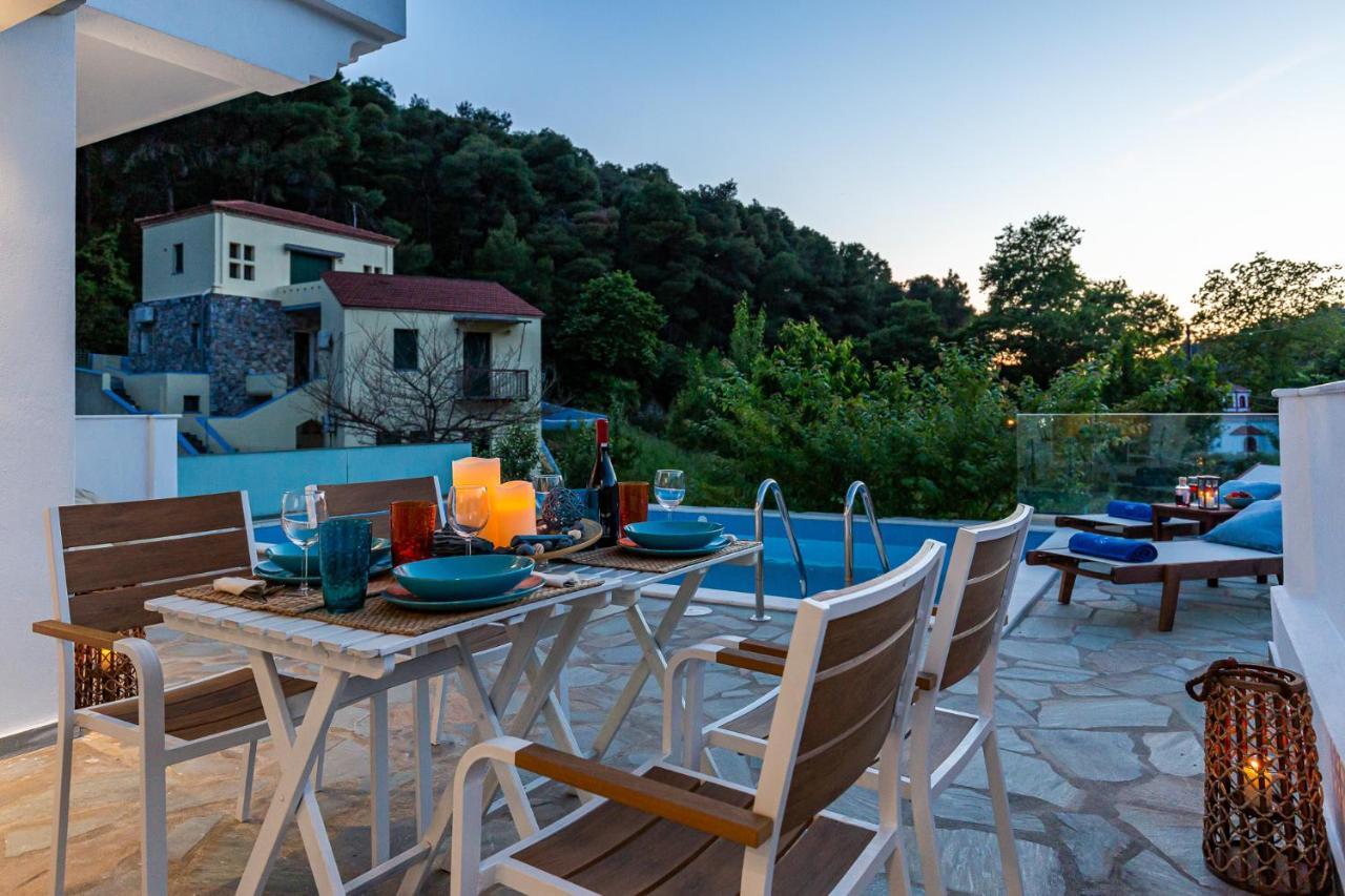 Villa Amarandos Agnontas エクステリア 写真